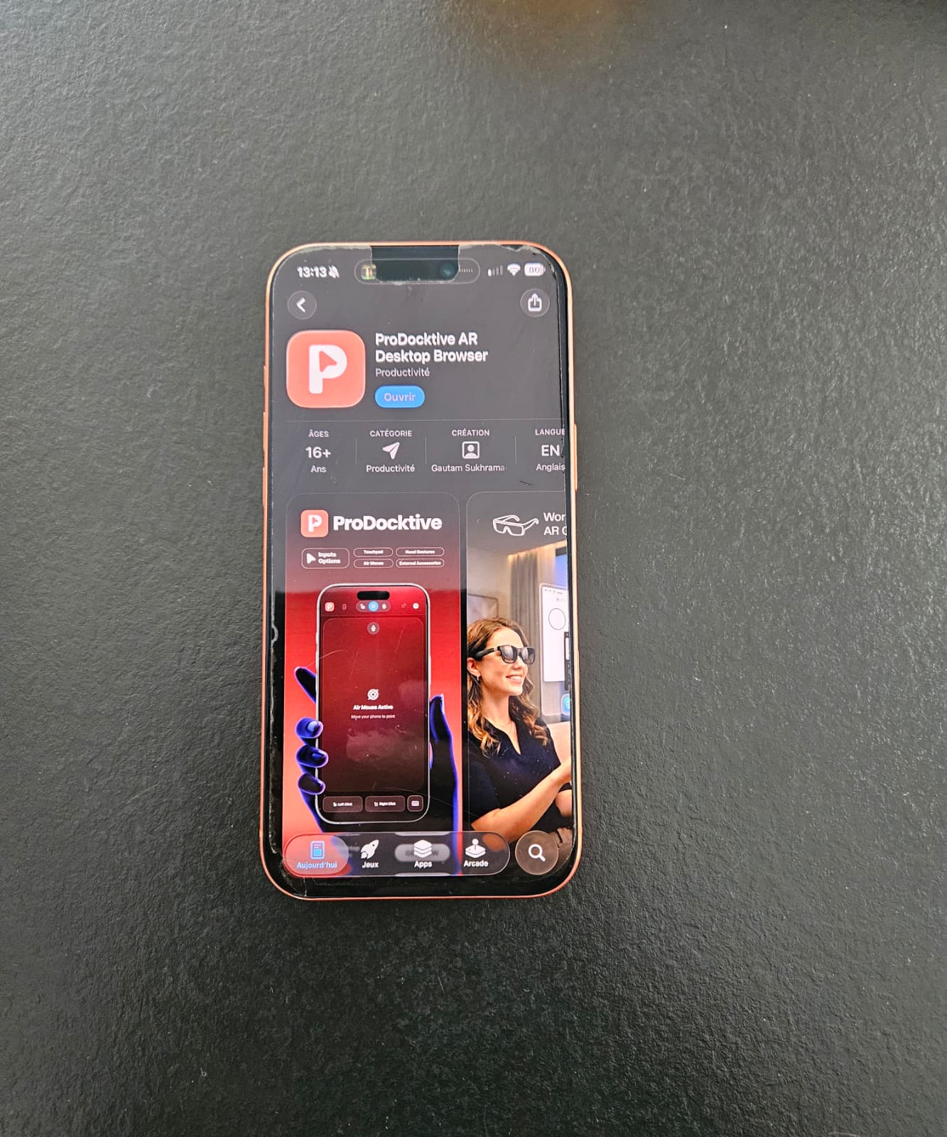 ProDocktive AR Desktop Browser app on the iOS App Store