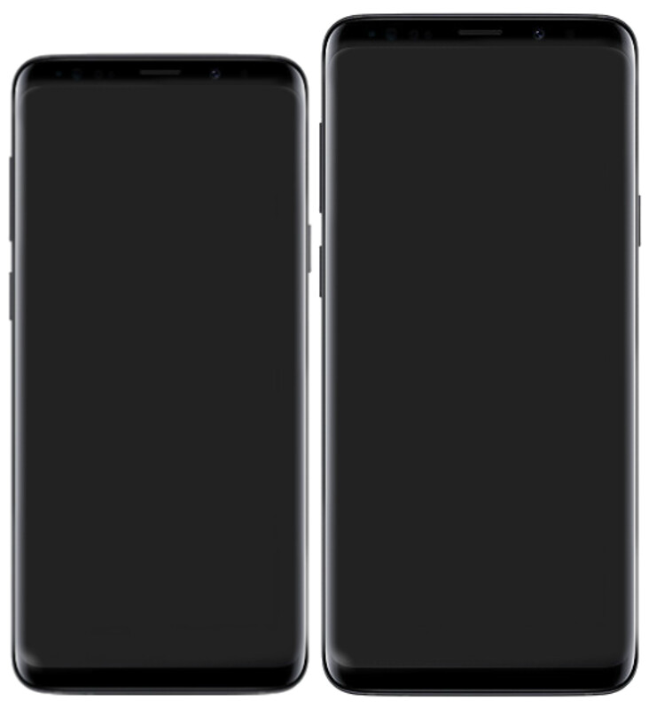 Samsung Galaxy S9 and S9 Plus smartphones paired with Samsung DeX for lapdock desktop mode